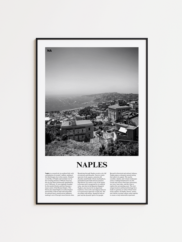 Naples 02 Newspaper Poster product image (1)