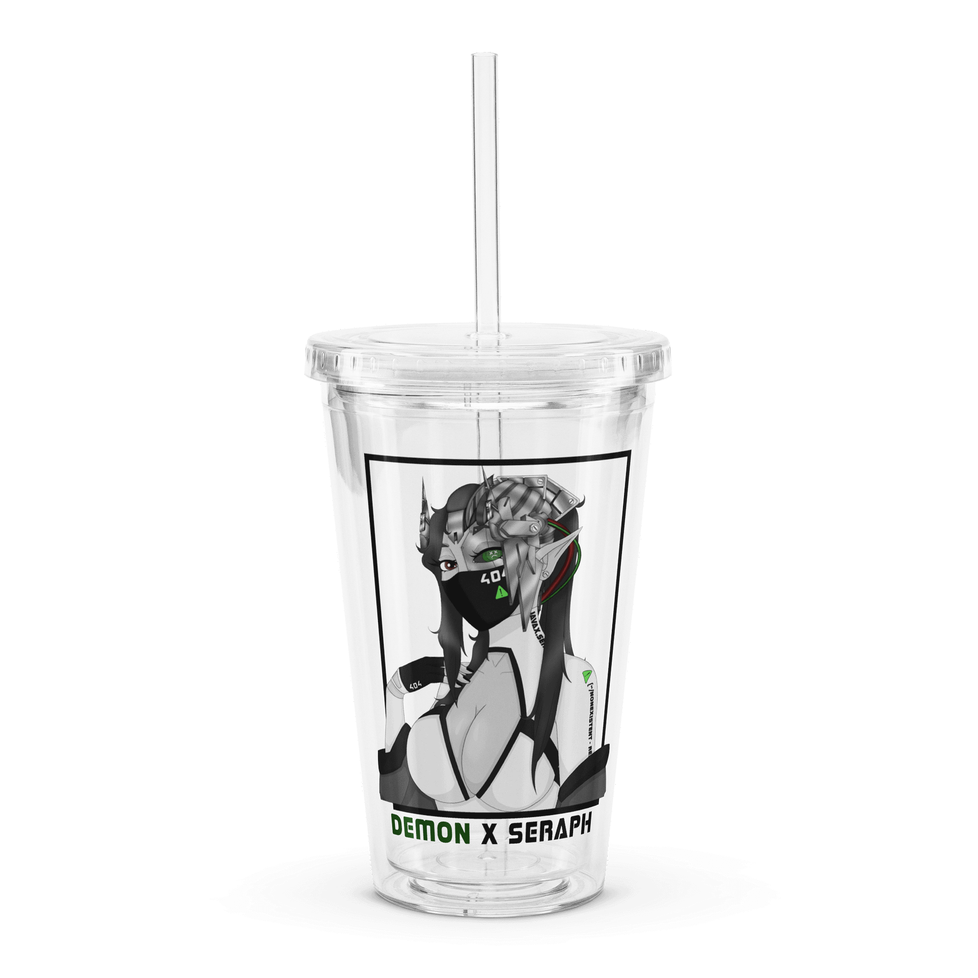 D X S Succubus Collection Clear Tumbler w/ Straw product image (1)