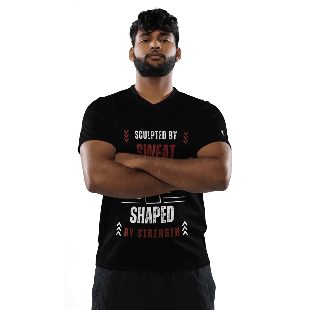Sculpted by Sweat, Shaped by Strength Regular Fit T-shirt product image (3)