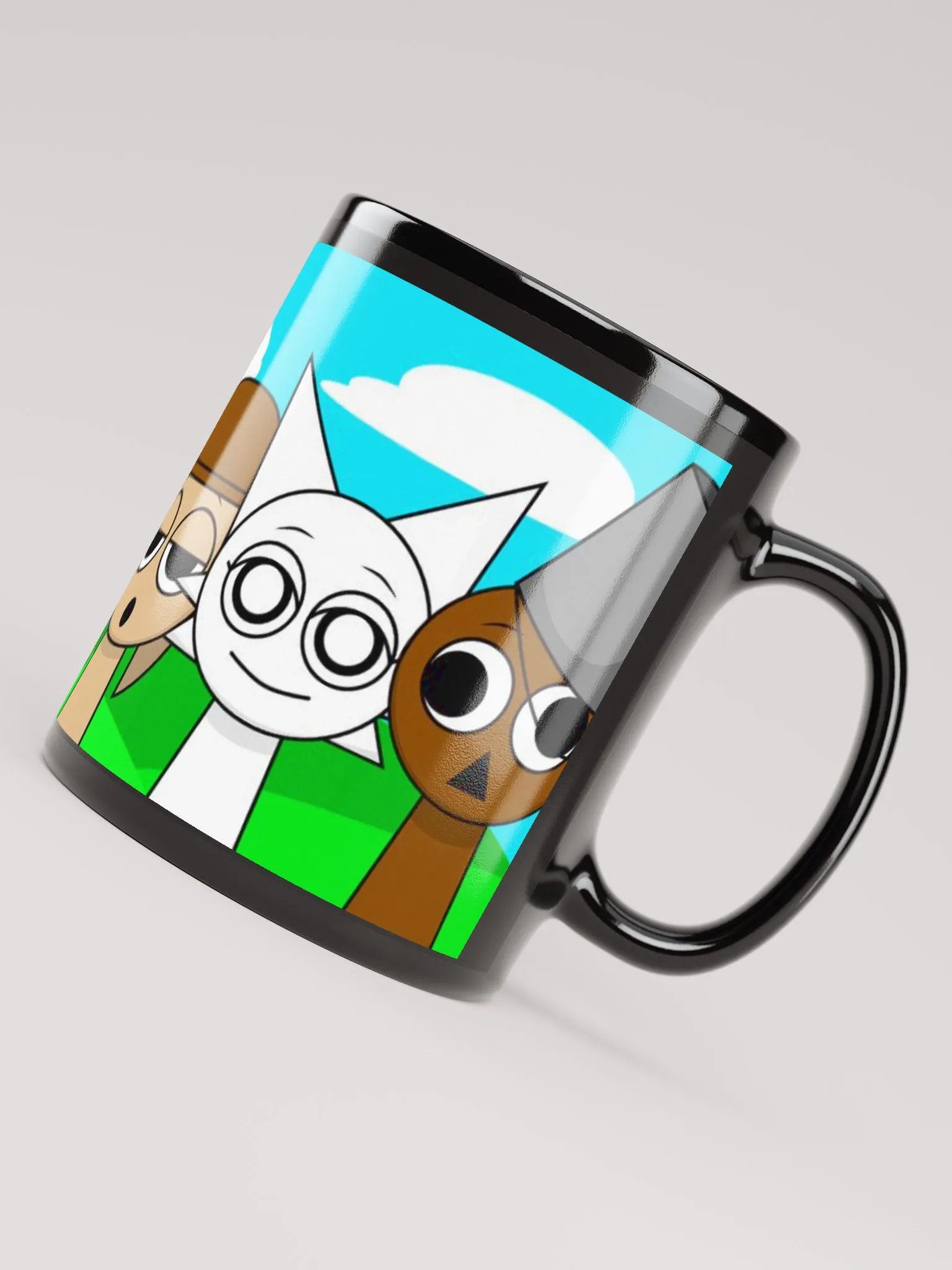 Black Glossy Mug Sprunki series product image (11)