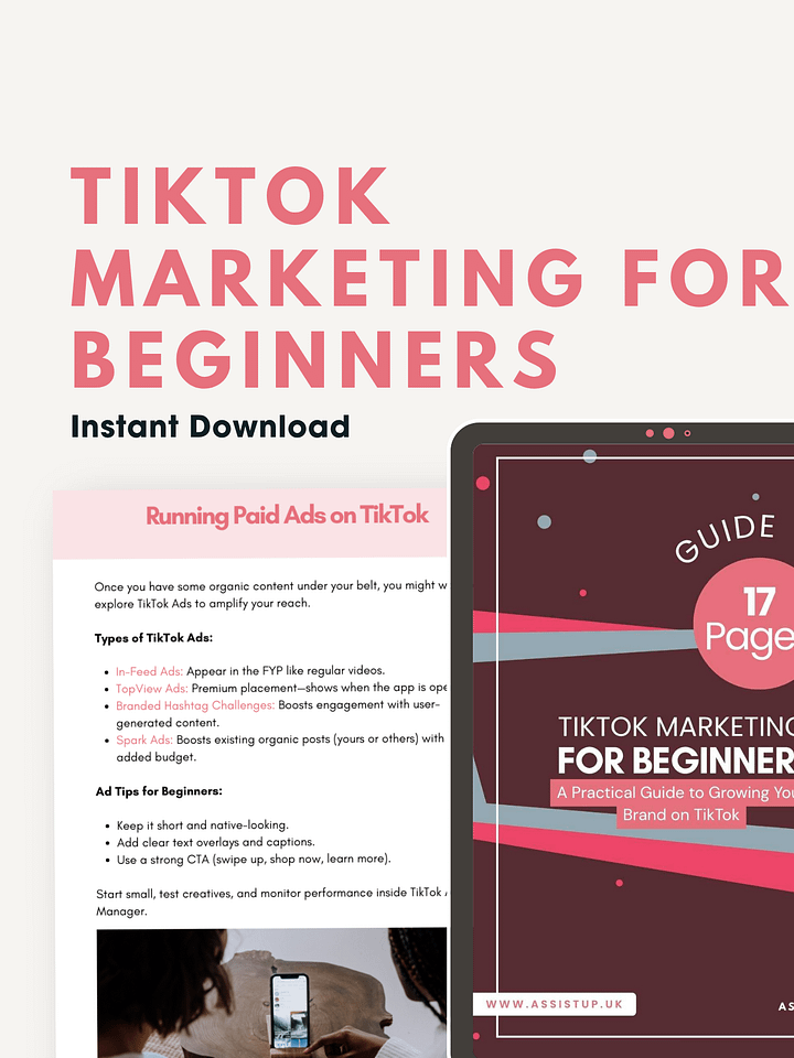 TikTok Marketing for beginners product image (2)