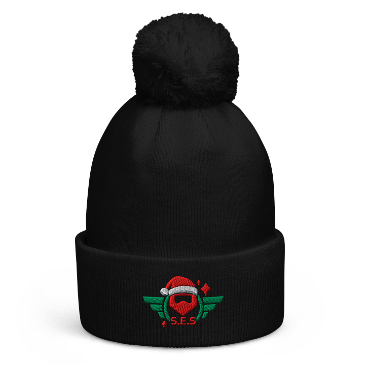 S.E.S Christmas 2025 - Pom-Pom Beanie Green Red product image (1)