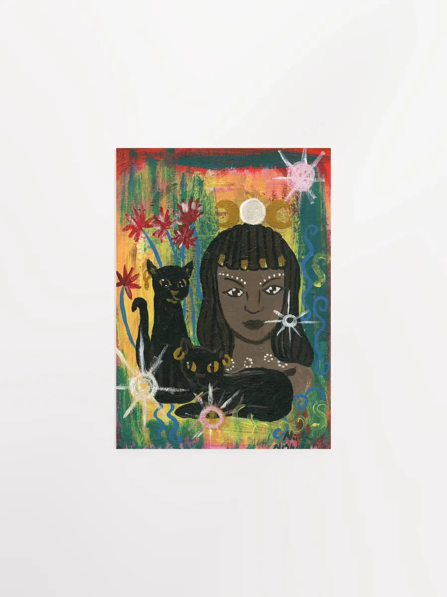 Goddess Bastet Art Print product image (1)