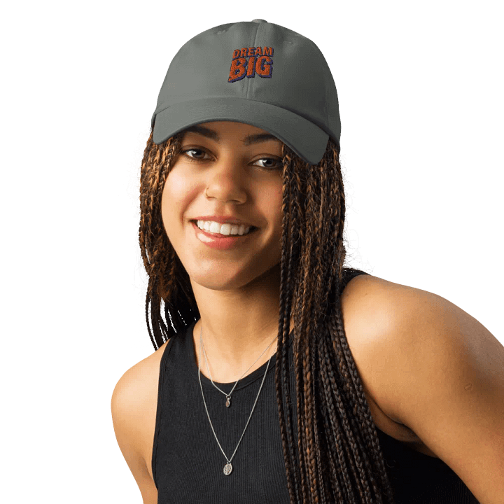 Inspirational ‘Dream Big’ Embroidered Baseball Cap – Motivational Headwear product image (2)