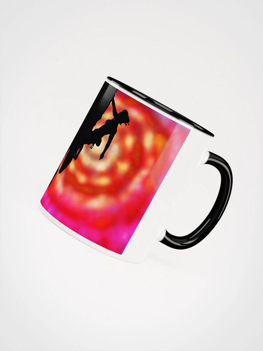 Woman rock climbing mug product image (4)