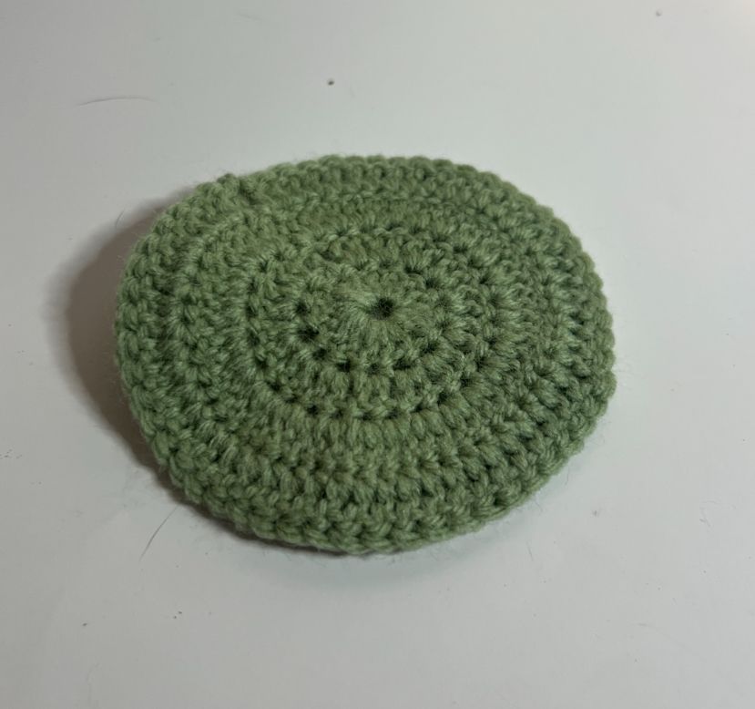 Green crochet coasters 4 pack product image (2)