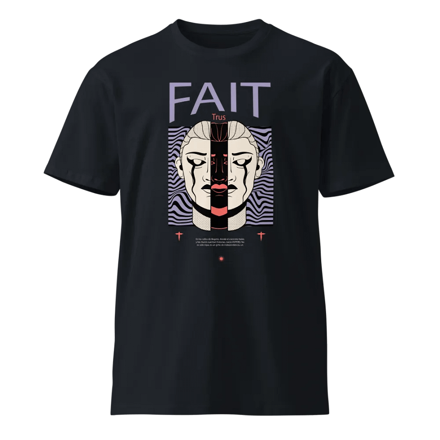 Fait Graphic Split Face Unisex T-Shirt product image (13)