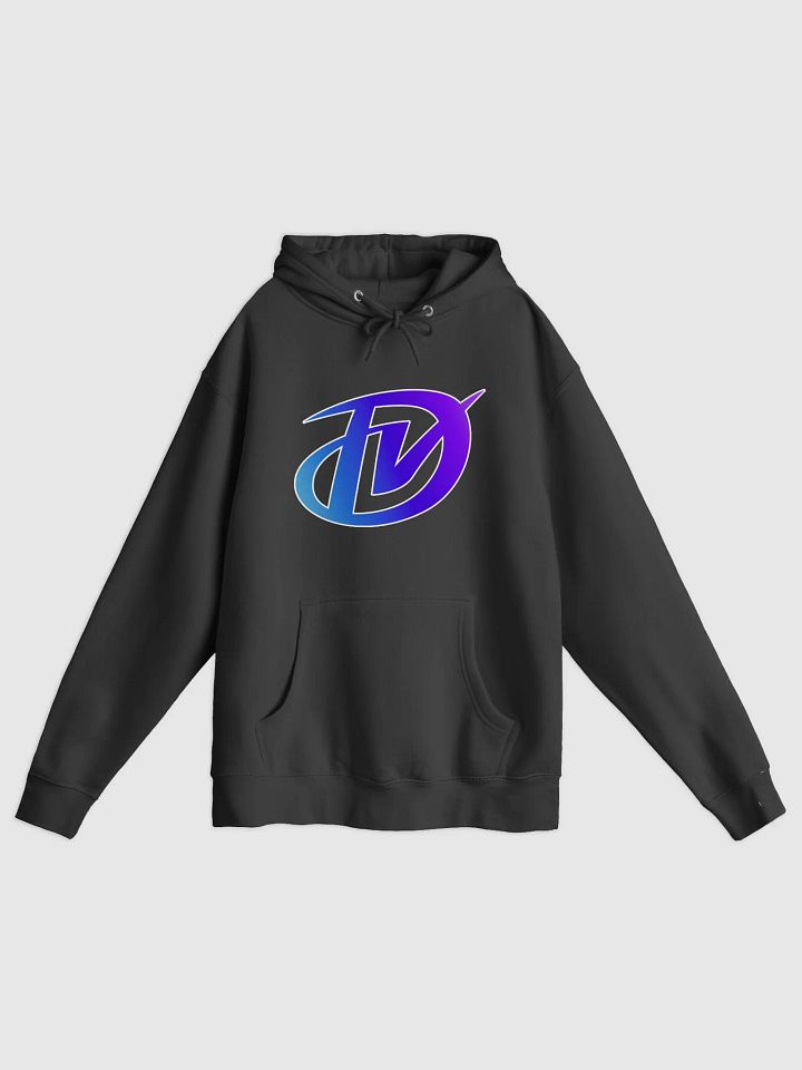 DV Pullover Hoodie Black (Blue/Purple Logo) product image (1)