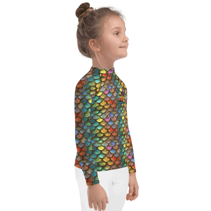 Wild Dragon Scale Kids Rash Guard #2 product image (6)