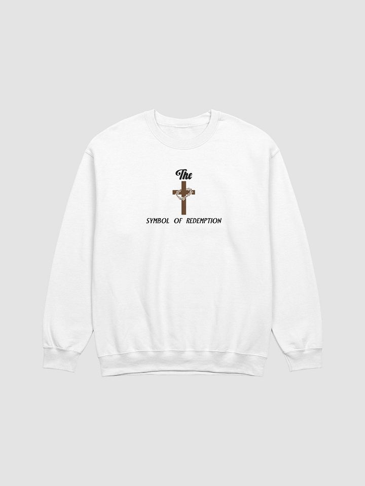 Crisp Comfort Crewneck Sweatshirt (THE CROSS. SYMBOL OF REDEMPTION.) product image (1)