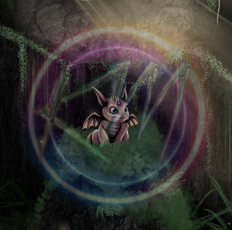 Littlest Dragon Digital Print product image (2)