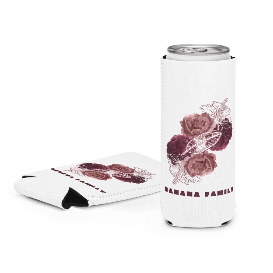 Floral Banana Family Tall Can Koozie product image (3)