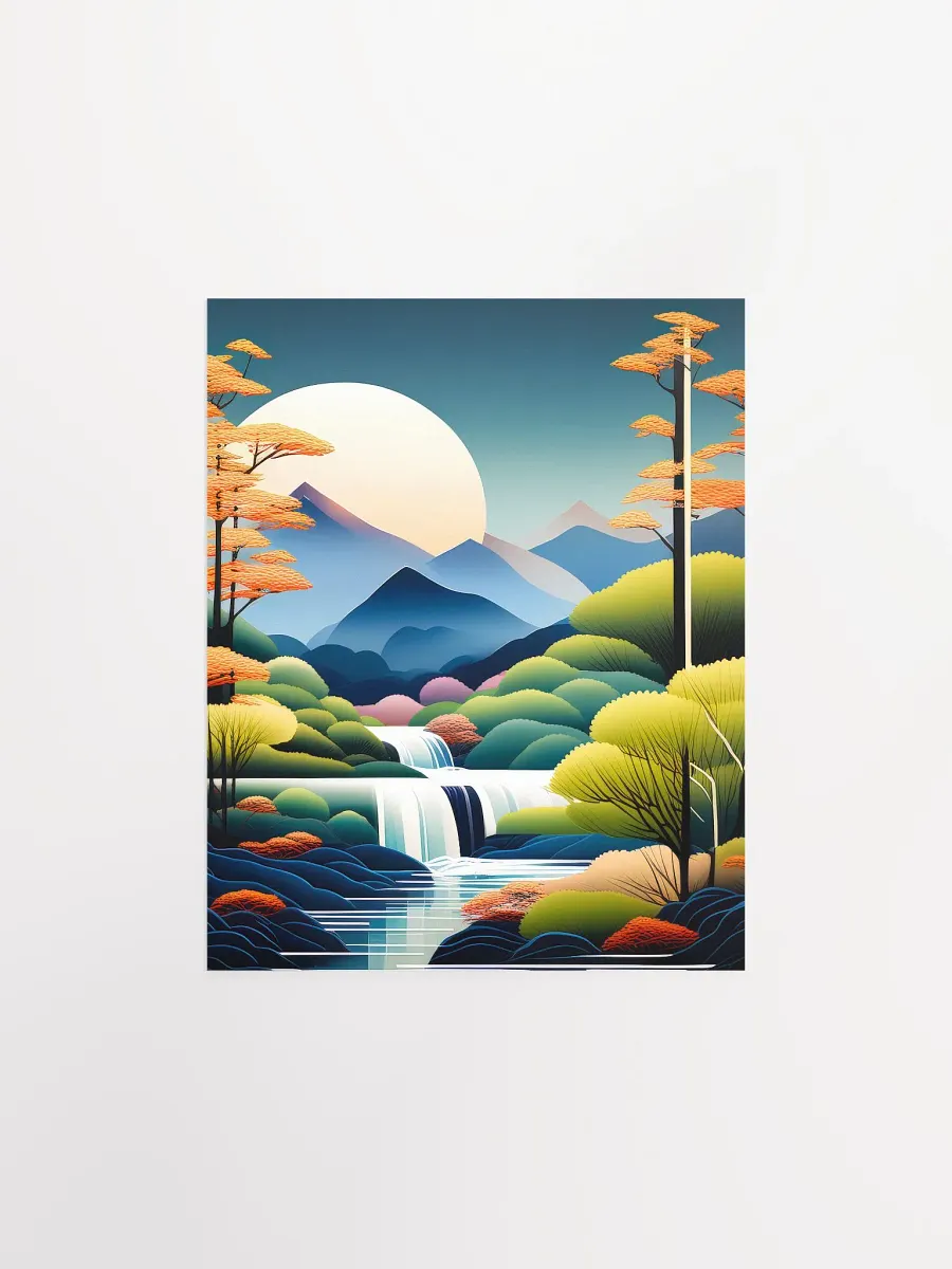 Vivid Landscape - Poster - Small and Standard Sizes - 8x10-11x14-12x16-16x20 Inches product image (2)