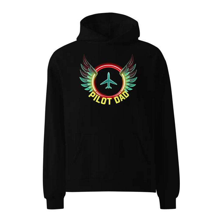 Skybound Pilot Dad Oversized Hoodie product image (1)