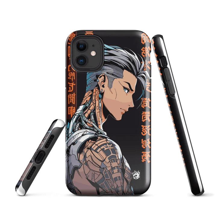 Cybernetic Silver Tattoo iPhone® Tough Case product image (1)