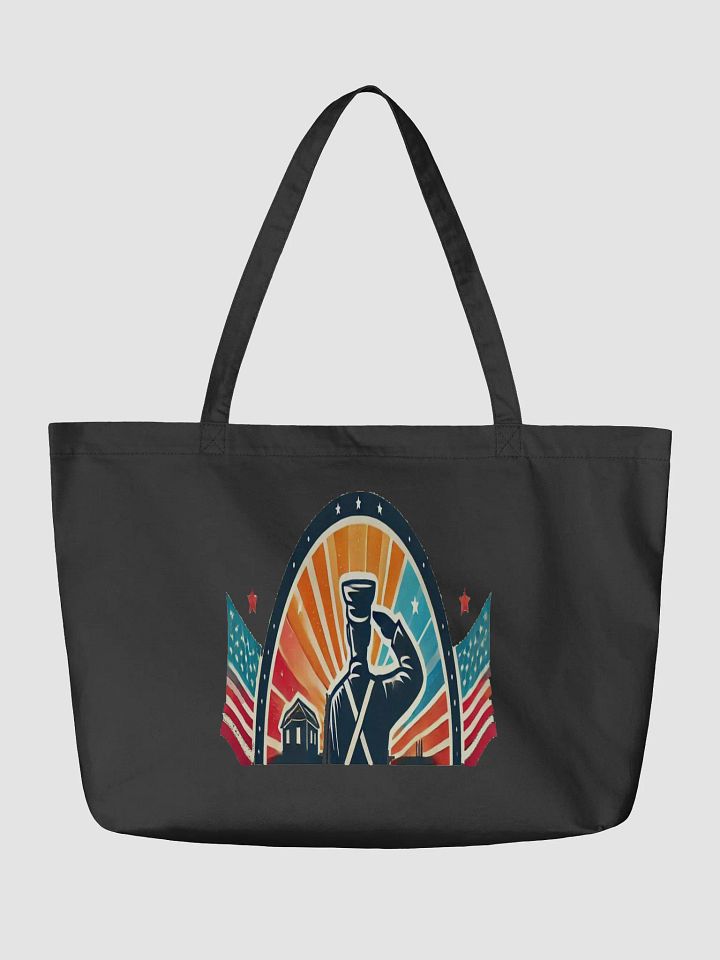 Patriotic Salute Organic Tote product image (4)