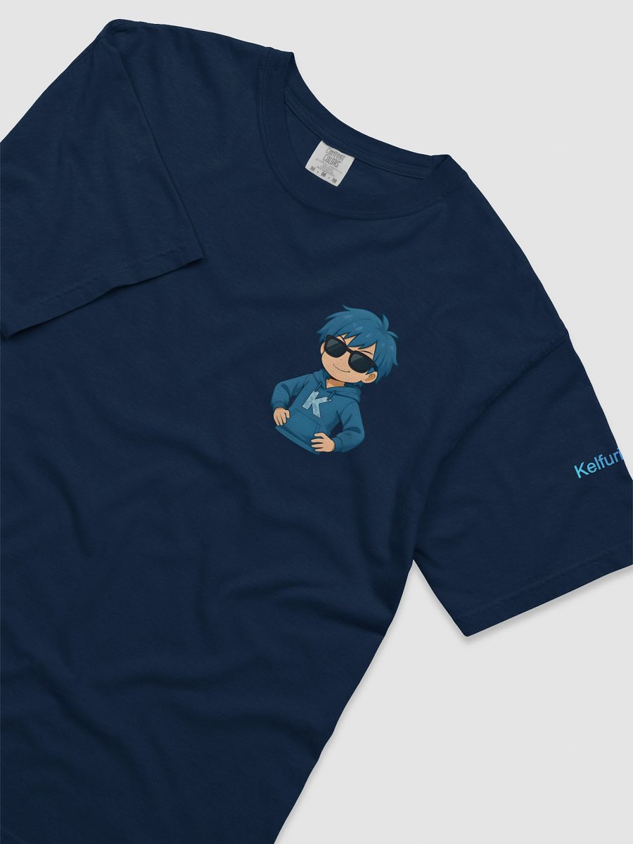 T-Shirt – Navy Blue Kelfurios Print product image (5)