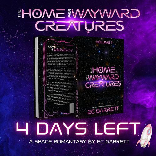 4 DAYS LEFT TO BACK & PRE-ORDER!

Meet THE HOME FOR WAYWARD CREATURES (Vol 1), my new paranormal space romantasy series about...