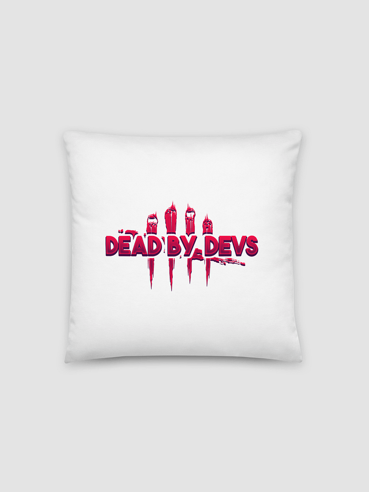 DEAD BY DEVS | All-Over Print Basic Pillow AOP AOP002 product image (1)