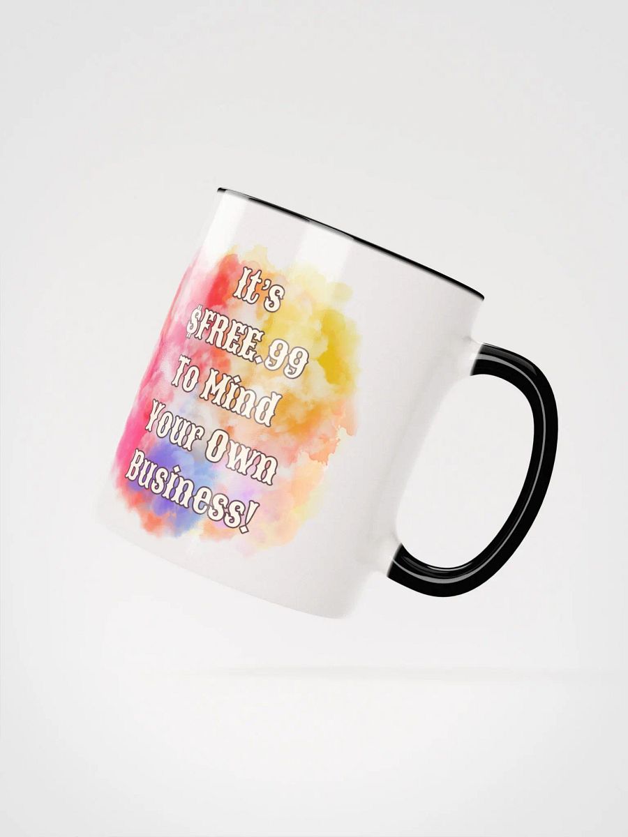 $FREE.99 Ceramic Mug with Color Inside product image (2)