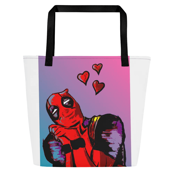 Redpool Love Blue2Red All-Over Tote Bag product image (1)
