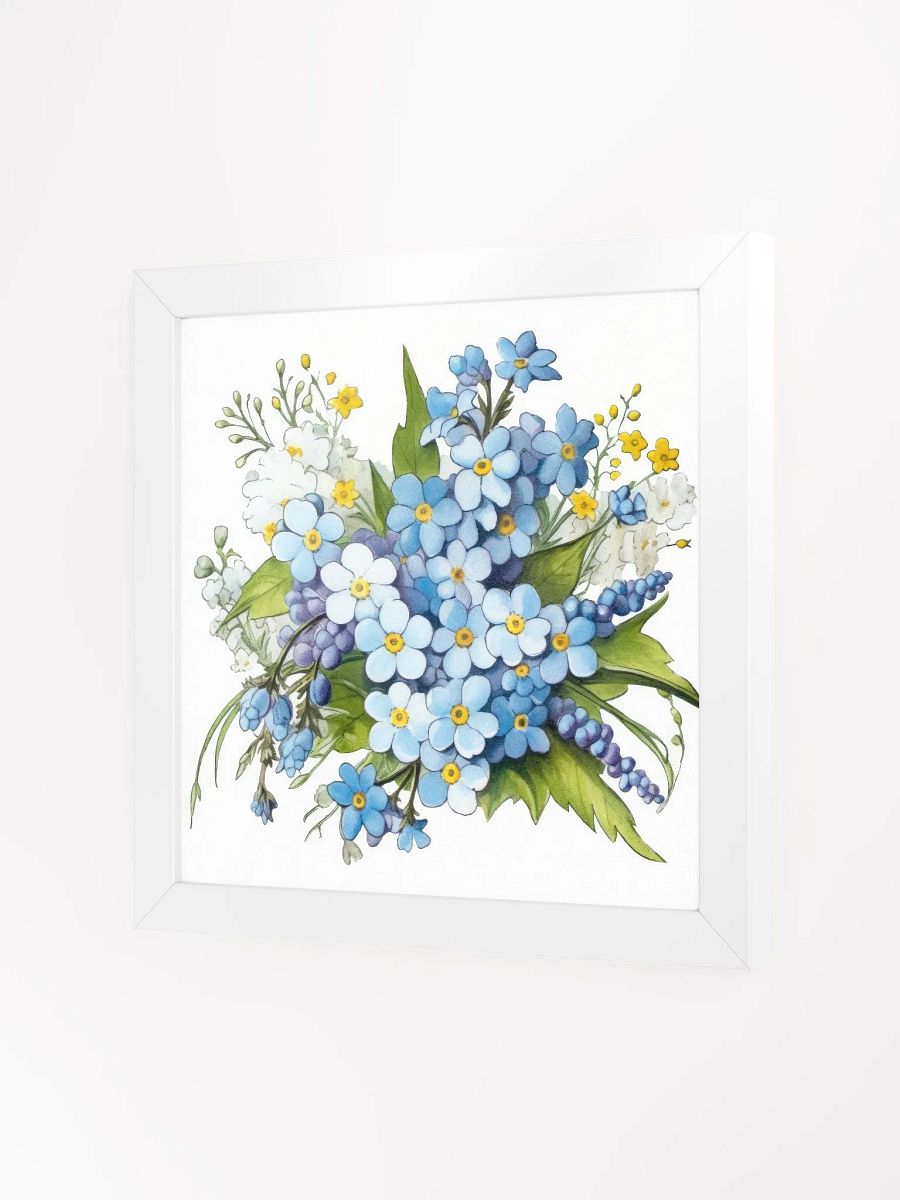 Forget-me-nots Bouquet Watercolor Wall Art product image (22)