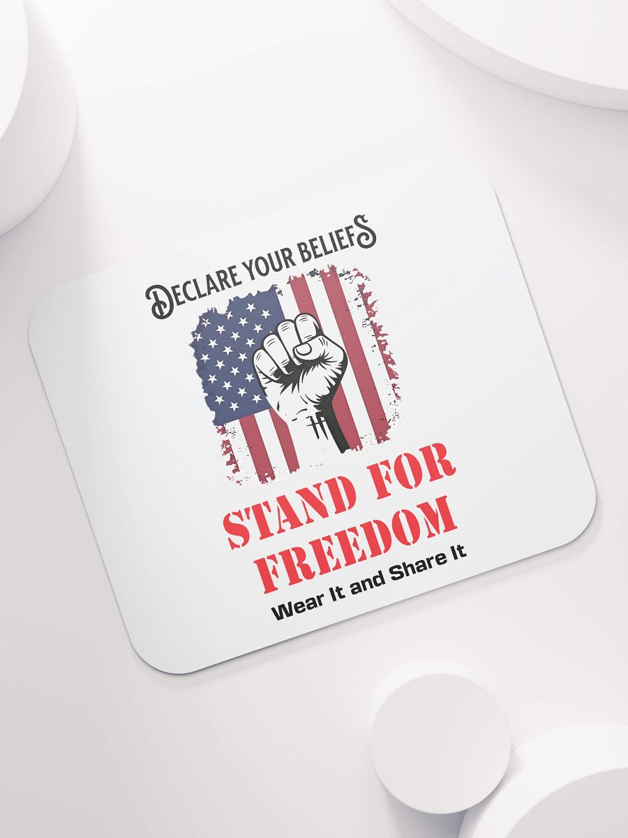 Stand for Freedom: Patriotic mouse pad product image (7)