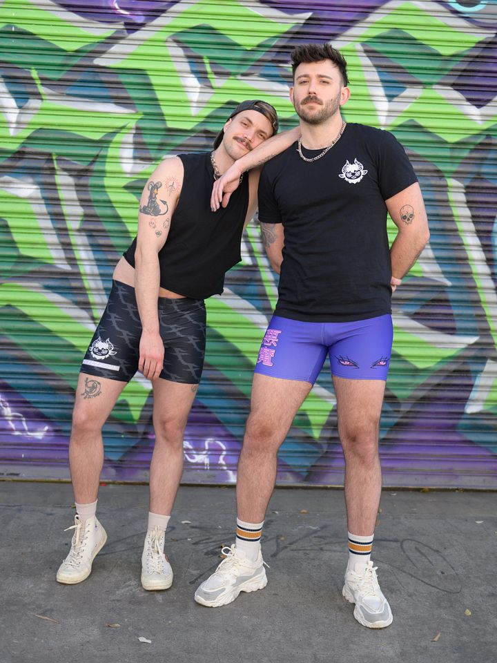 Fiend Eyes Bike Shorts (Unisex) product image (2)