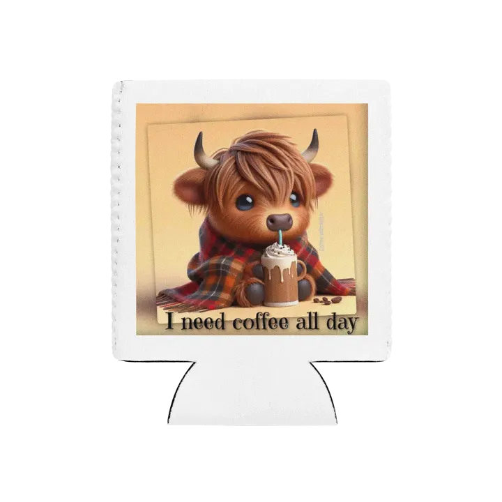 Coffee Cow Can Cooler product image (1)