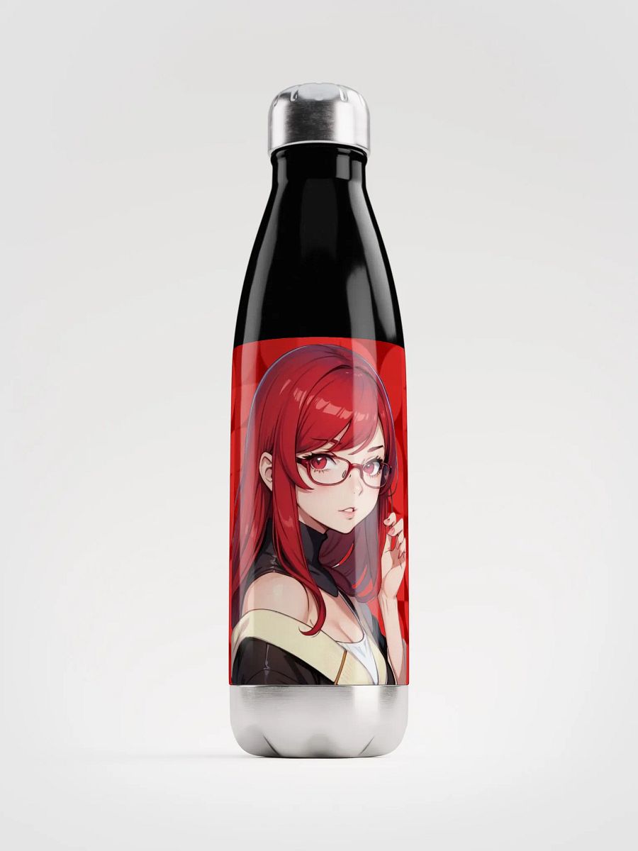 (Red WAIFU) K Stainless Steel Water Bottle product image (1)