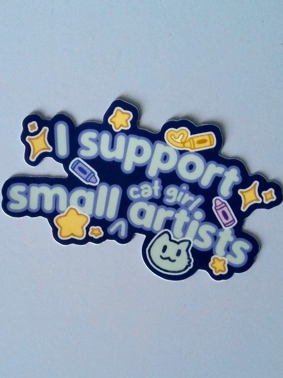 Support small (cat girl) artists product image (1)