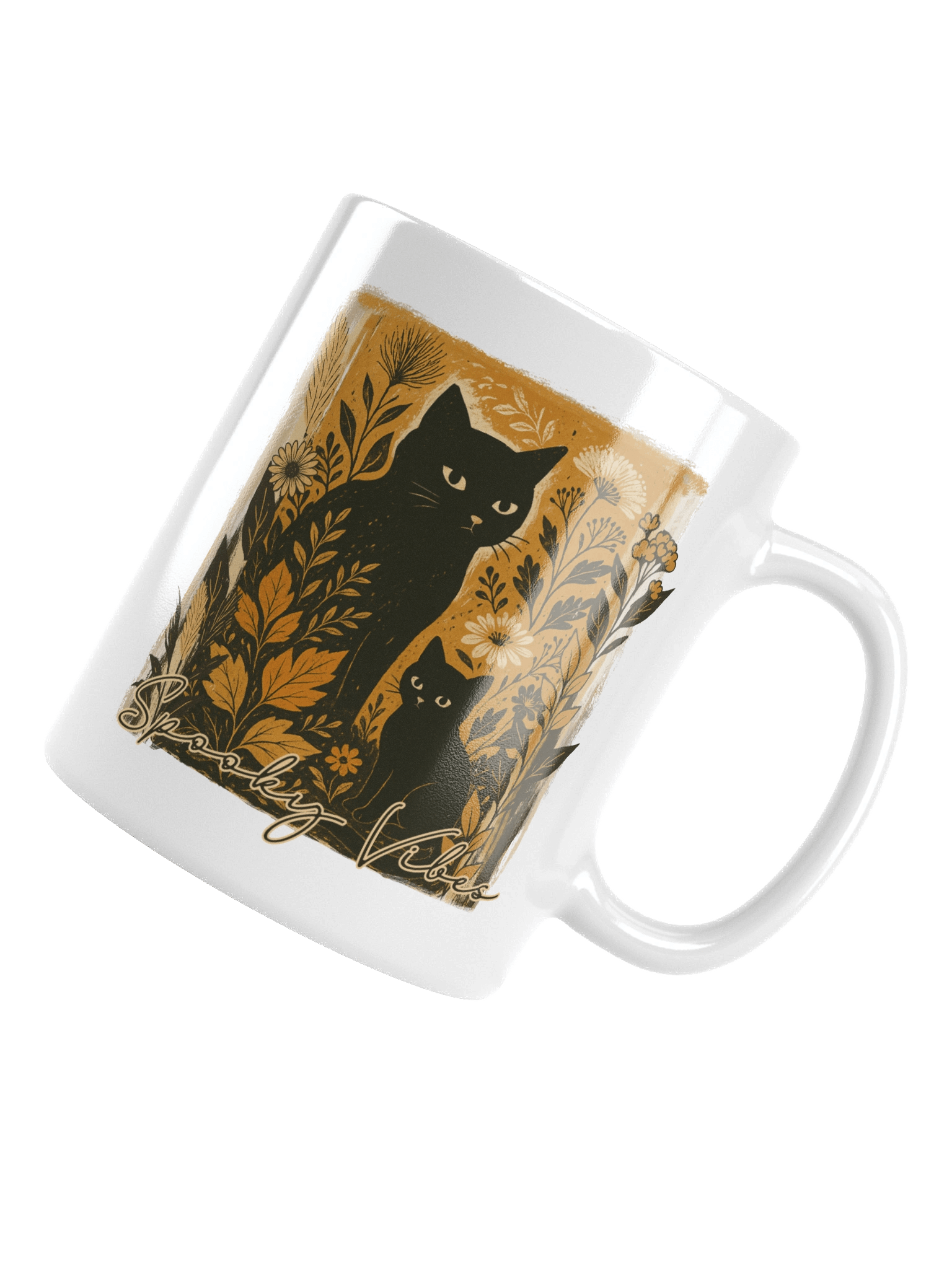 Spooky Vibes Black Cat Mug product image (14)