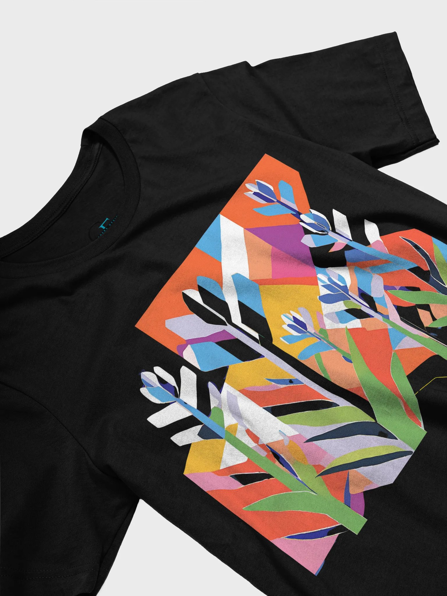 Abstract Bluebonnet Art Bella Canvas Tee Dreamfield Tee product image (24)