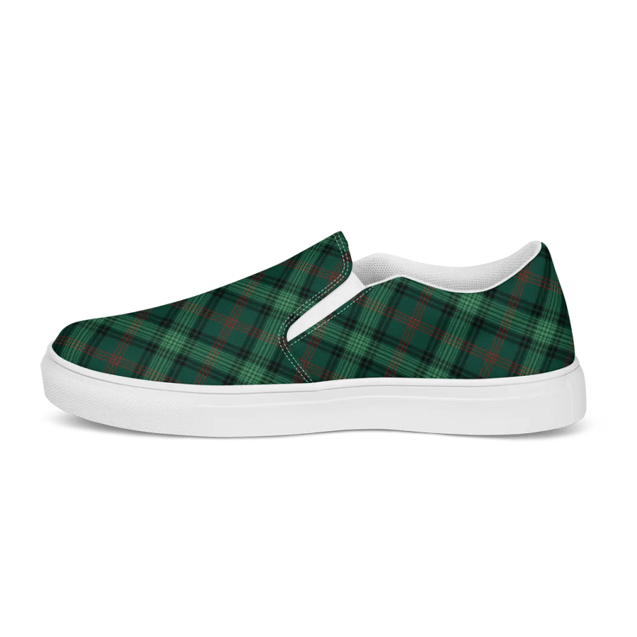Ross Hunting Tartan Men's Slip-On Shoes product image (6)