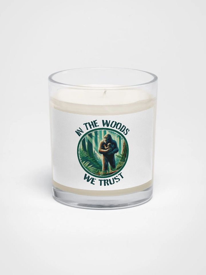 IN THE WOODS WE TRUST SOY CANDLE product image (1)