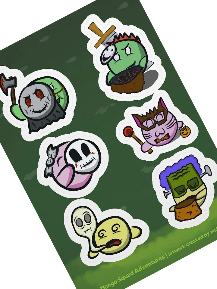 Dango Halloween Set - Kiss Cut Sticker Sheet product image (2)