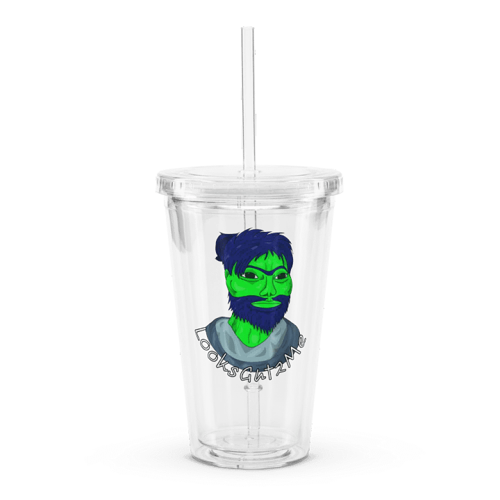 LooksGut2Me Clear Plastic Tumbler product image (1)