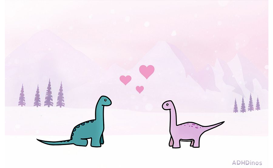 Blue & Pink Dino - Tumbler product image (2)