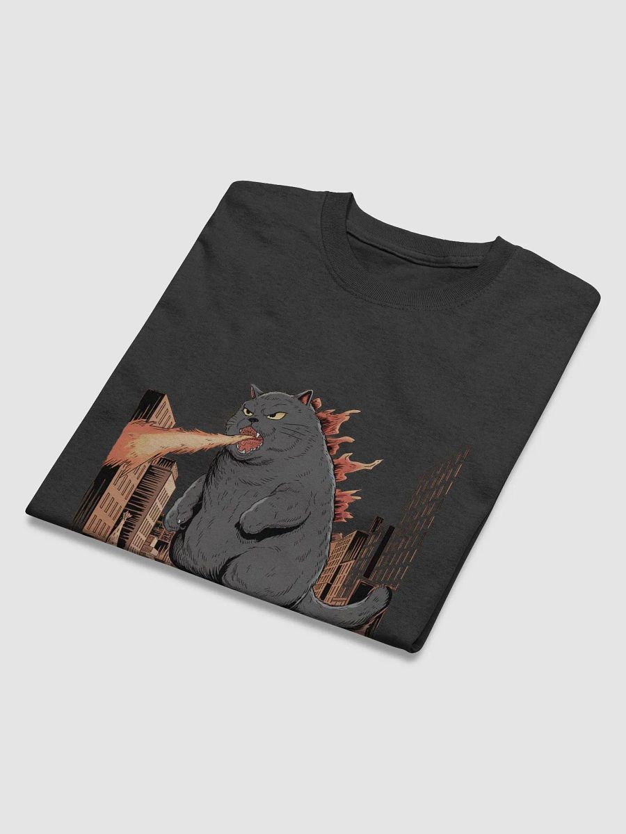 Chonkzilla Fire-Breathing Cat Gildan Heavyweight T-Shirt product image (4)