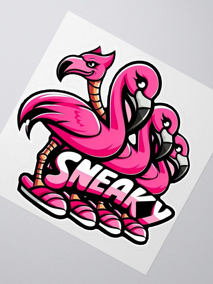 S3 Sneaky Flamingos Team Sticker product image (2)