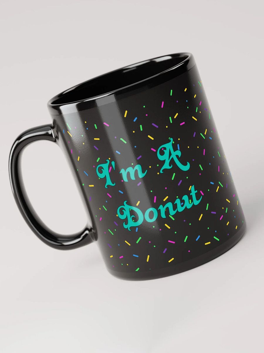 I'm A Donut Guy Black Mug product image (5)