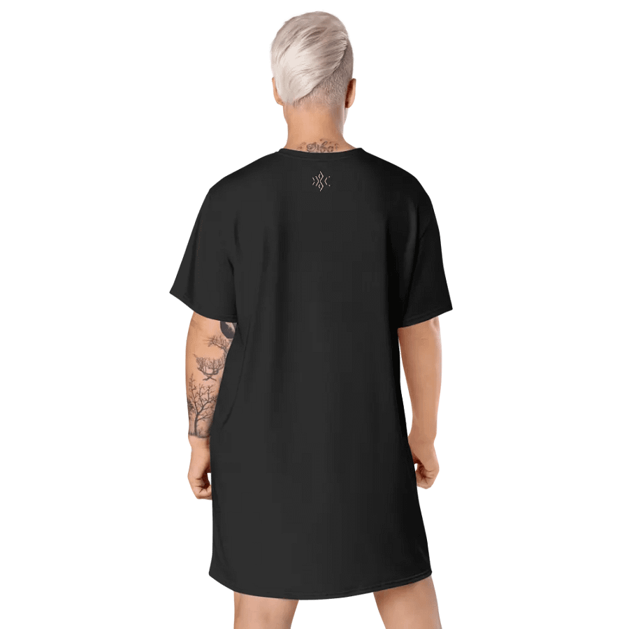 Big Mama Oversized T-Shirt Dress | Black Graphic Tee product image (11)