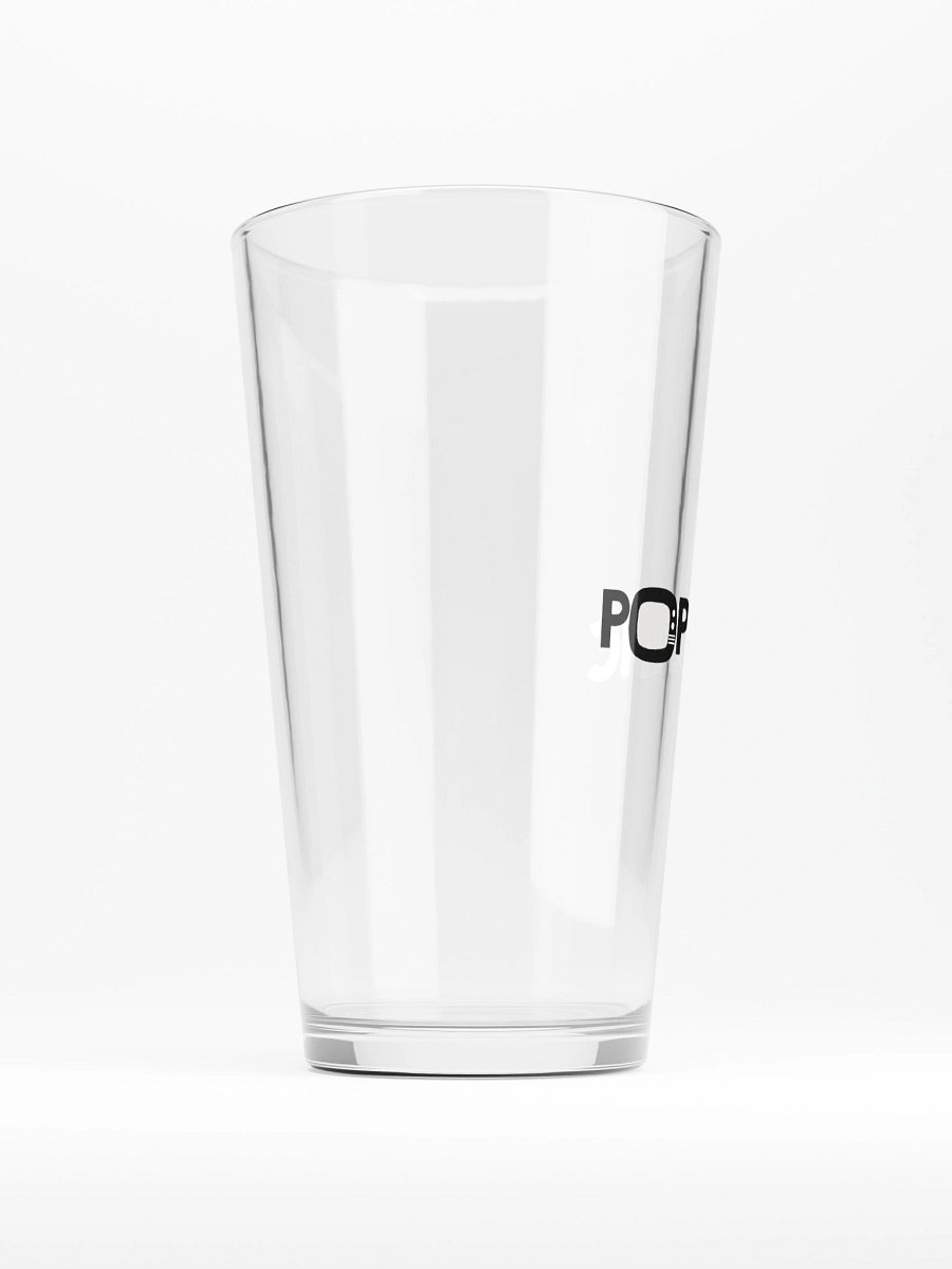 Poperratic Transparent Logo Pint Glass product image (2)