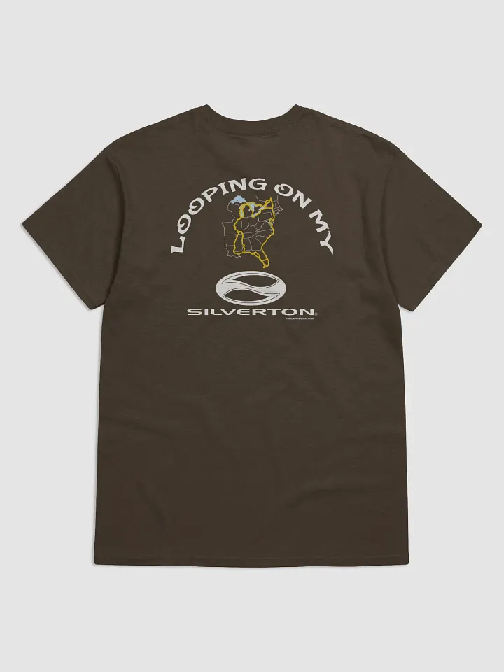 Looping On My Silverton - T-Shirt - Dark Shirt w/White Logo product image (1)