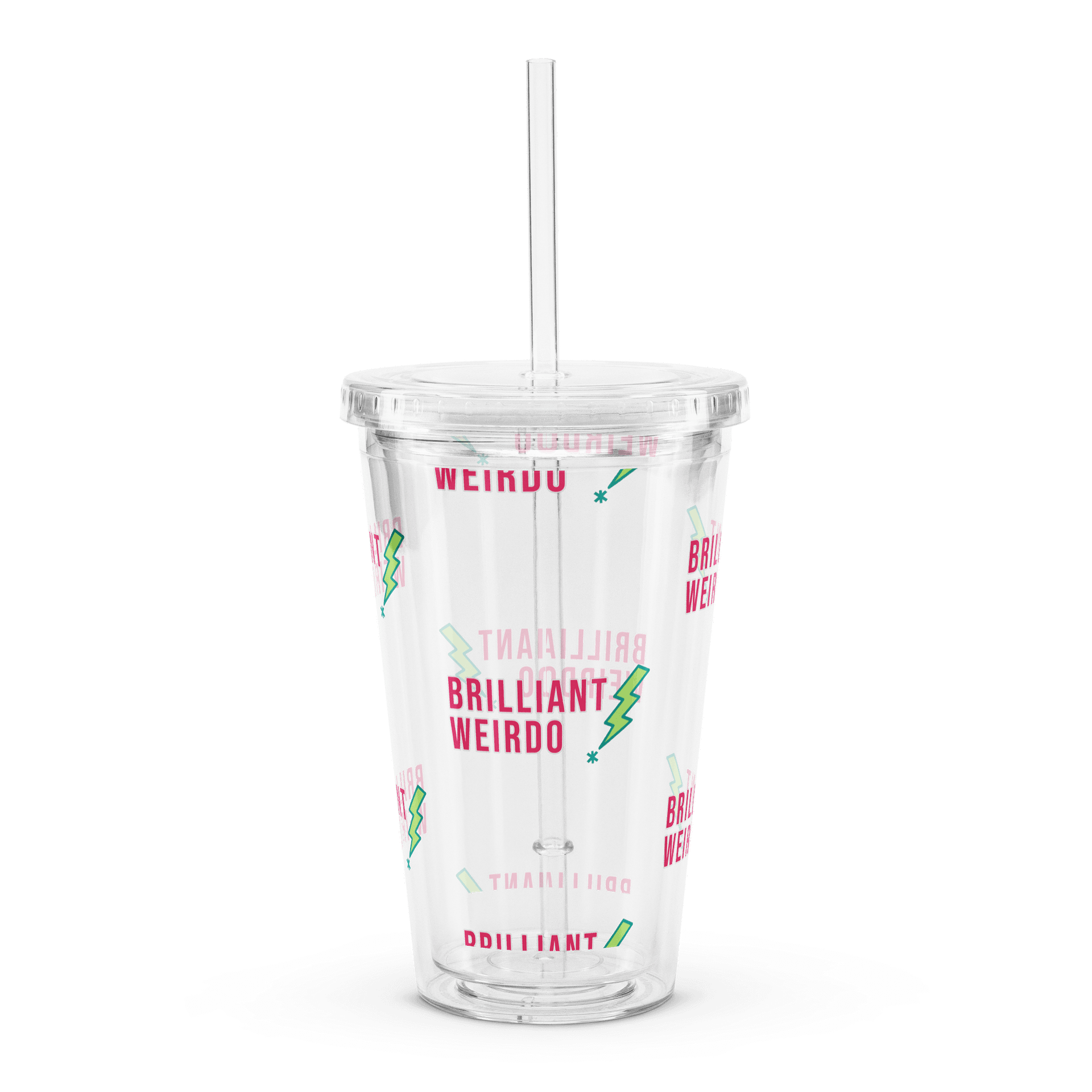 Brilliant Weirdo Clear Tumbler product image (1)
