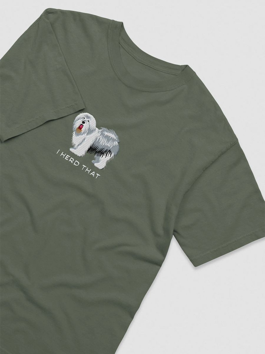 I Herd That T-Shirt(Embroidered) of an Old English Sheepdog product image (27)