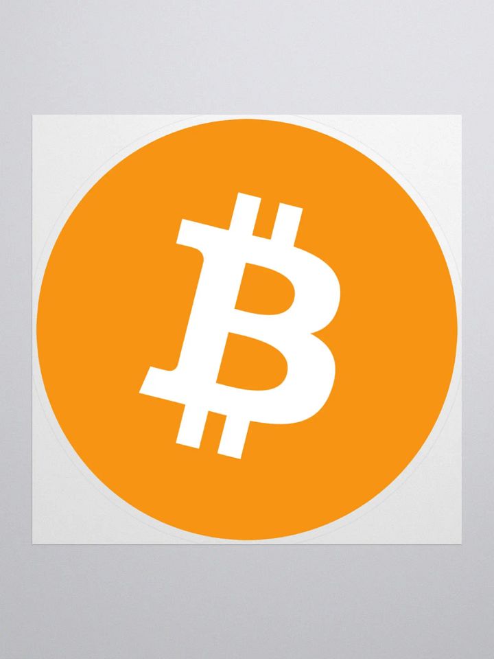 Bitcoin Logo Sticker product image (1)