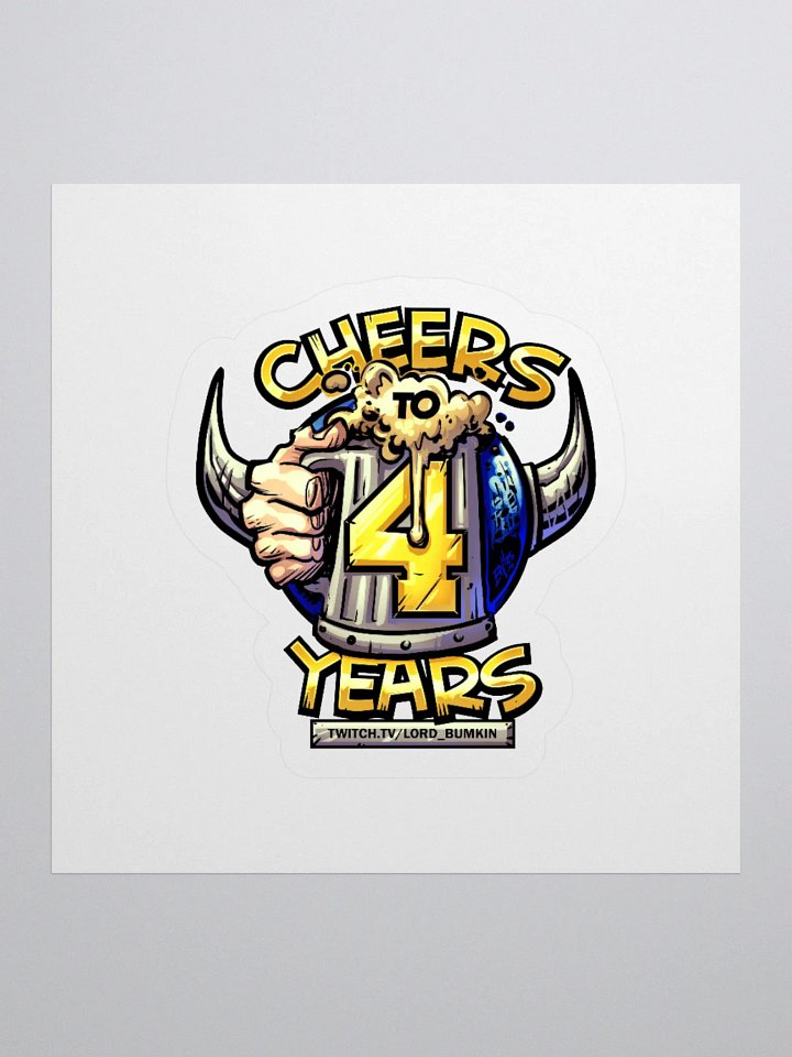 4 year affiliation sticker product image (4)