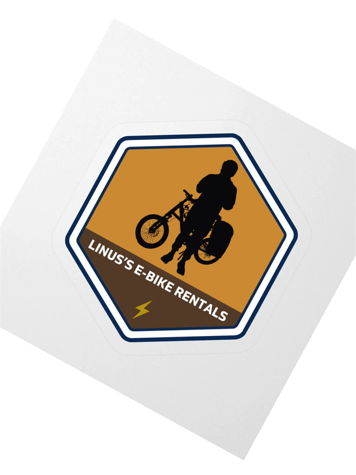 Linus's E-bike rental stickers! product image (4)