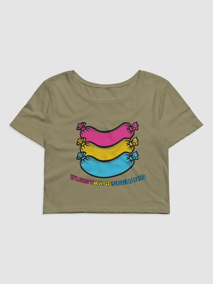 Pansexual Pride Crop Sausage Tee product image (3)